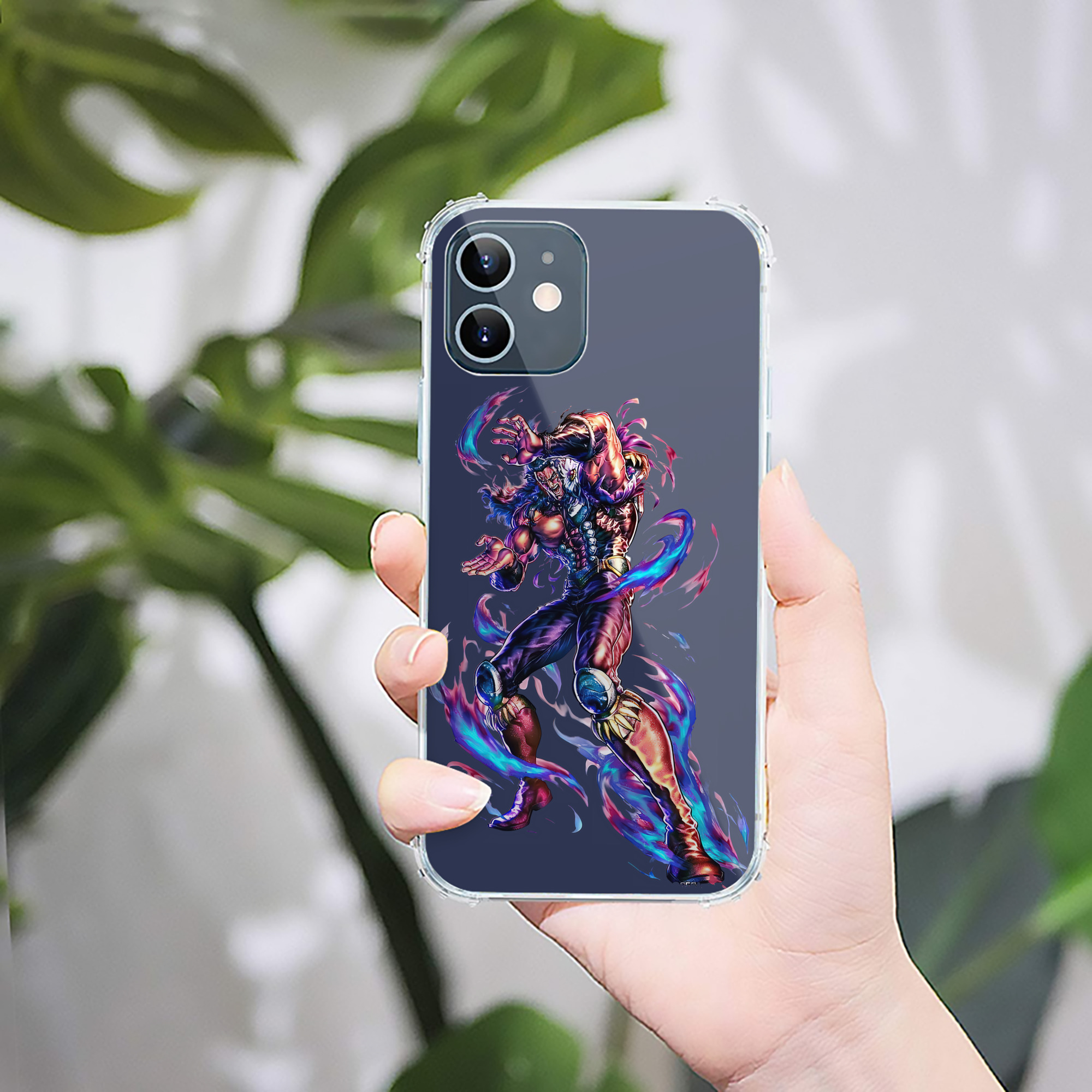 （画像用） 北斗の拳 Fist of the North Star 【iPhone 12シリーズ対応】透明スマホケース（クリアソフトケース）